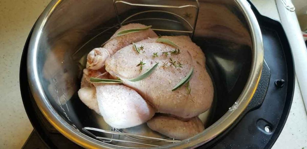 Roast Chicken in an Instant Pot Air Fryer